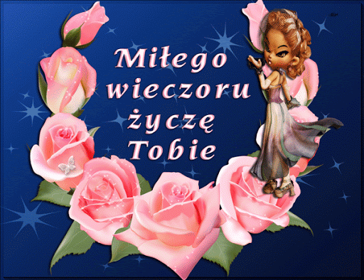Laleczka na różach miłego wieczoru